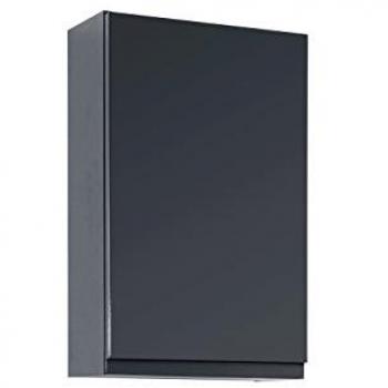 HELD MÖBEL Hängeschrank Cardiff 40 cm graphitgrau/hochglanz grau