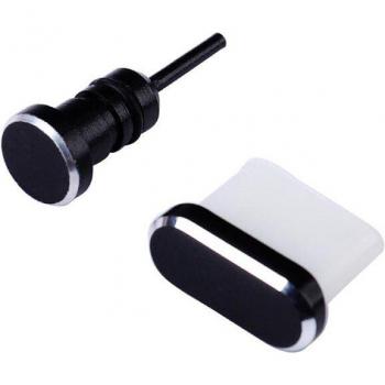 Pack 2 × Prise anti‑poussière universelle Type‑C – solution pour port d’écouteur et charge