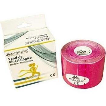 Mobiclinic Kinesiotape Mobitape Venda neuromuscular adhesiva Alivio dolor muscular Elásticas Impermeable 5x5 cm Azul