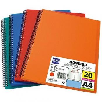 A4 Plus Office Blue Folder with 20 Inserts