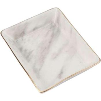 Marble Design Jewelry and Snack Tray