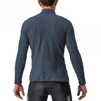 Maillot Manche Longue Bleu Castelli Cold Days