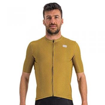 Sportful Top corto Checkmate con stampa Masala Mauve