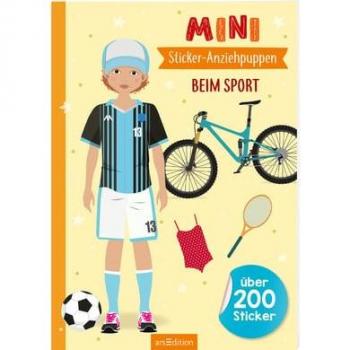 Mini-Sticker-Anziehpuppen – Beim Sport: Über 200 Sticker   Stickerheft Für Sportfans Ab 5 Jahren