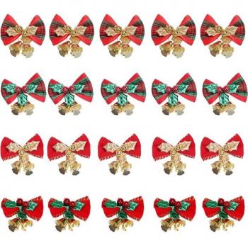 Adornos de Navidad 20 Con Campanas y Coronas