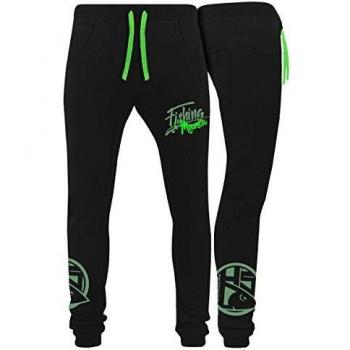 Men’s 2XL Hotspot Jog Fishing Pants – Black / Green