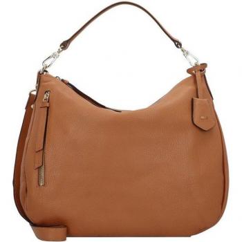 Abro Handtasche Adria 34,5 cm Leder – Beige