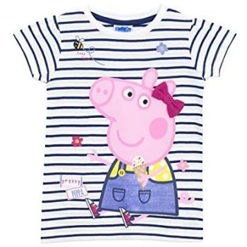 Bumble Bee Floral Cotton T-Shirt – Peppa Pig Edition
