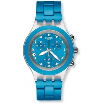 Swatch Unisex Cyan Dial Quartz SVCK4053AG