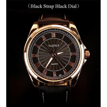 Luxus-Männerrose Gold Uhr YAZOLE
