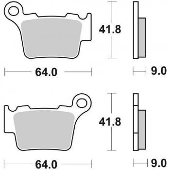 SBS Sintered Brake Pads voor Racing