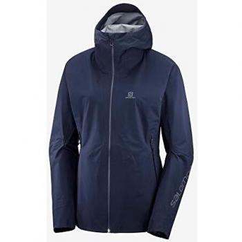 SALOMON Damen Outline 360 3L Jacke, Mitternachtsblau, L