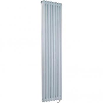 Radiatore Elettrico Hudson Reed 1500 mm × 380 mm – Colonne Bianche, Design Doppio