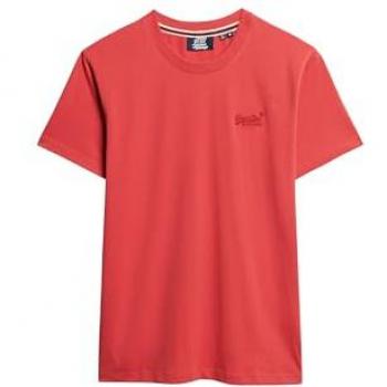 Superdry Camiseta Manga Corta Logo Esencial Color Rojo Cardinal Talla S