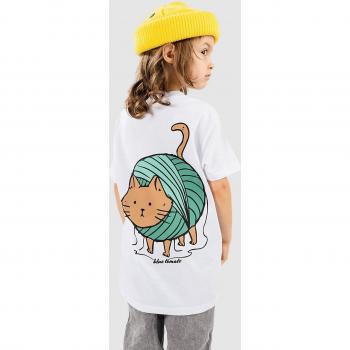 Tee Blanco con Detalle de Tomate Azul en Punto