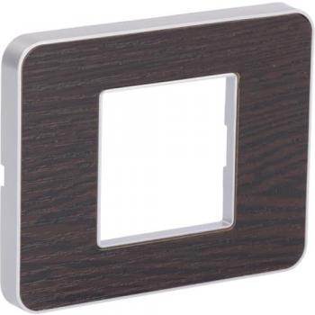 Plaque simple Kalya, finition gris – marque Zenitech