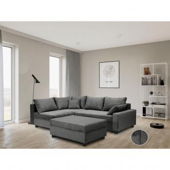 Parma L-Form Sofa mit Kissen und Bettkasten