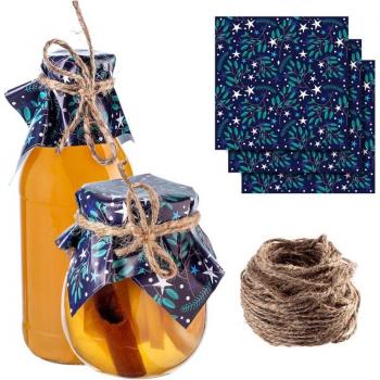 Kadax Set Conserve : Bouchons, Pots, Bouteilles + Ficelle de Jute (x10)