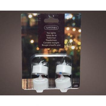 Set de 4 Kaemingk Vela LED 482297 – Luz Tealight