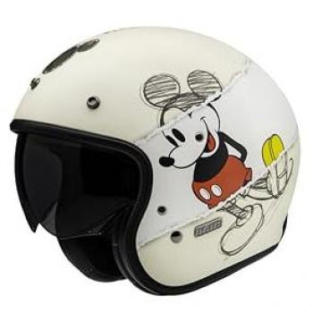 Casque jet HJC V31 Disney Mickey Noir Blanc Beige 2XL