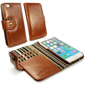 Funda de piel marrón 'Vintage' Alston Craig para Apple iPhone 6