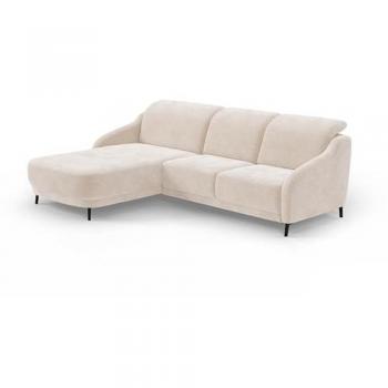 Ecksofa SIT & MORE Blues L-Form, beige