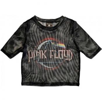 Blusa Pink Floyd con Corte Cropped y Logo