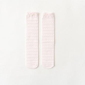 Baby Girls Cotton Lace Knee High Socks