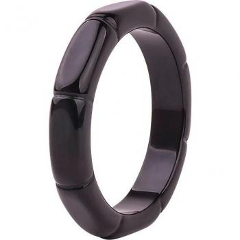 Brazalete Simple de Resina con Diseño Geométrico