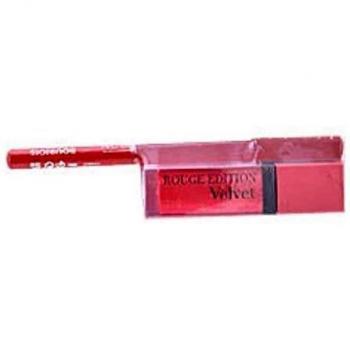 Bourjois Labial Rouge Edition Velvet #13 + Lápiz Labial Contour #6