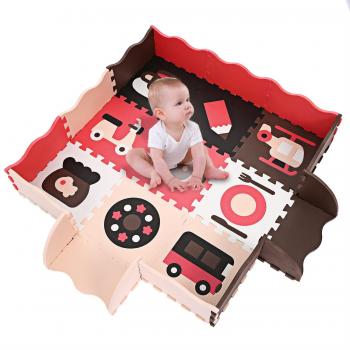 Tappeto Puzzle per Bambini 25 PCS EVA Schiuma