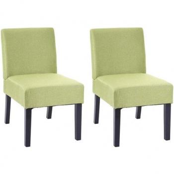 MCW Esszimmerstuhl F61-2 – ergonomischer Stuhl mit runder Rückenlehne (Set von 2)