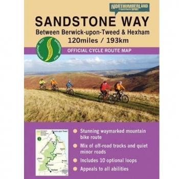 Sandstone Way Cycle Route Map Northumberland by Ted Liddle