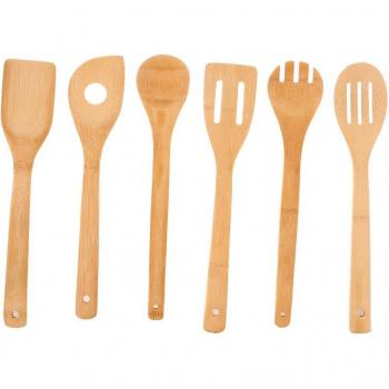 Bamboo Wood Cooking Utensils Set