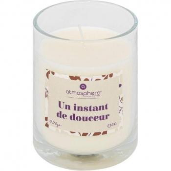 Bougie Mily « Noix de Coco » 220 g – Créateur d’Atmosphère Ivoire