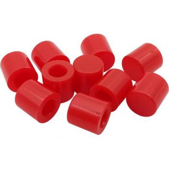 Couvercle de capuchon de bouton-poussoir cylindrique en plastique A56, interrupteur tactile 6x6mm, vert, 100 pièces/lot