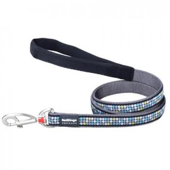 Modern Style Dog Lead Red Dingo Cool Grey 2 x 120 cm
