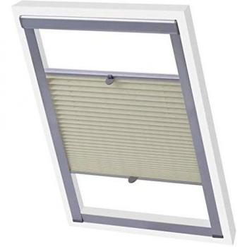 F06 Cream Pleated Blinds