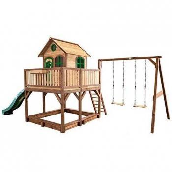 Axi Maisonnette et Balançoire Double Taille Unique