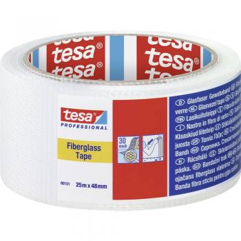 Tesa 60101-00000-00 Nastro in tessuto tesa® Professional Bianco (L x L) 25 m x 48 mm 1 pz