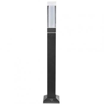 Outdoor LED Bollard Path Light 60 cm Black Aluminum