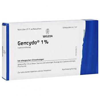 Gencydo 1% Schmerzbehandlungslösung, 8 Ampullen