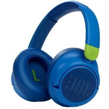 JBL Kinder-Kopfhörer mit Mikrofon Bluetooth, Lautstärke max 85dB JR460NC, blue