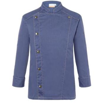 Vintage Blue Kochjacke im Jeans-Style, Karlowsky, Größe 64