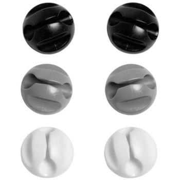 D-Line Cable Organizer Bases 6 Pack