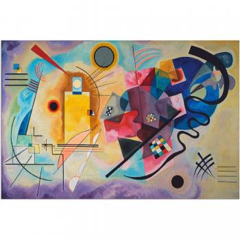Wandaufkleber Artland „Retro 1925 – Gelb, Rot, Blau“
