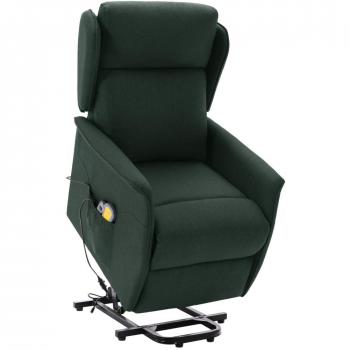 Poltrona de Massagem Elegante VidaXL Verde