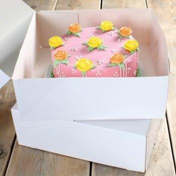 Cajas Blancas para Pasteles, 5 cm, 32 x 32 cm