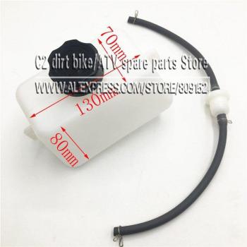 Quad Dirt Pocket Gas Blanco Tanque