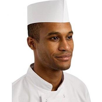 100‑Pack White Forage Disposable Hats – Green Edition